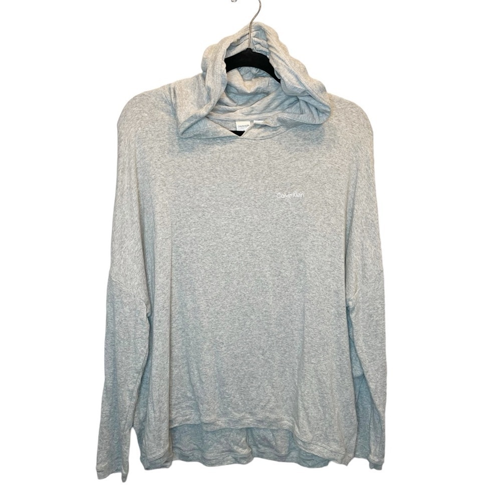 Calvin Klein Sleepwear Dolman Sleeve Hoodie Grey Medium NWOT